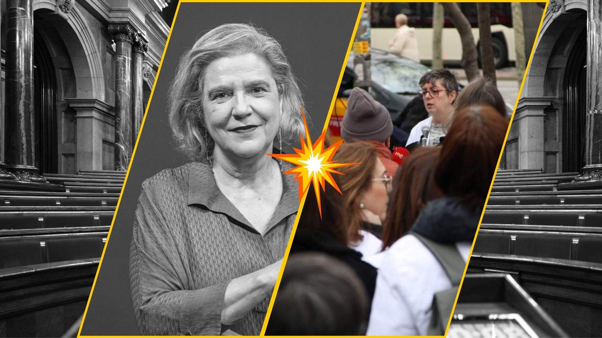 La réplica de Rahola al Govern por las manifestaciones de maestros y médicos: "Totalmente inútil"