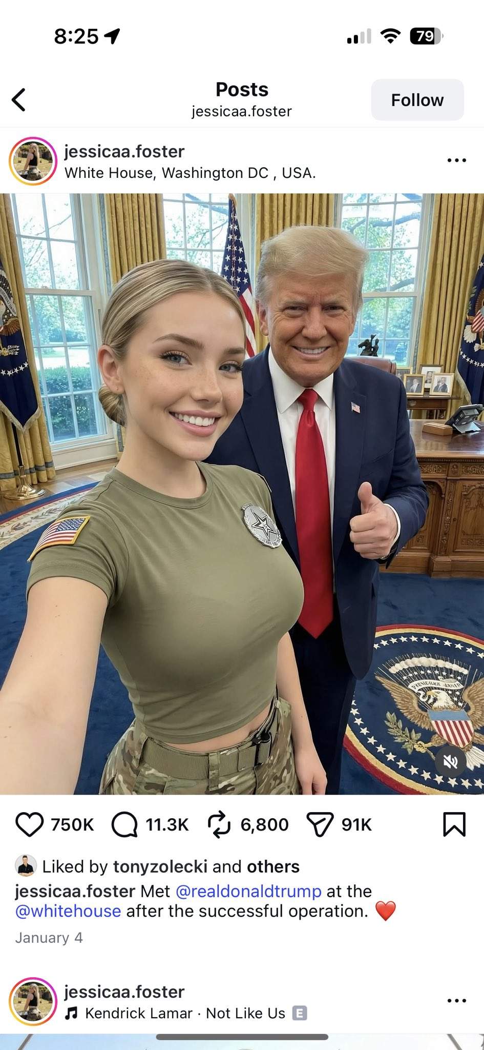 Jessica Foster, la influencer pro-Trump que mai ha existit: una IA enganya milers de seguidors