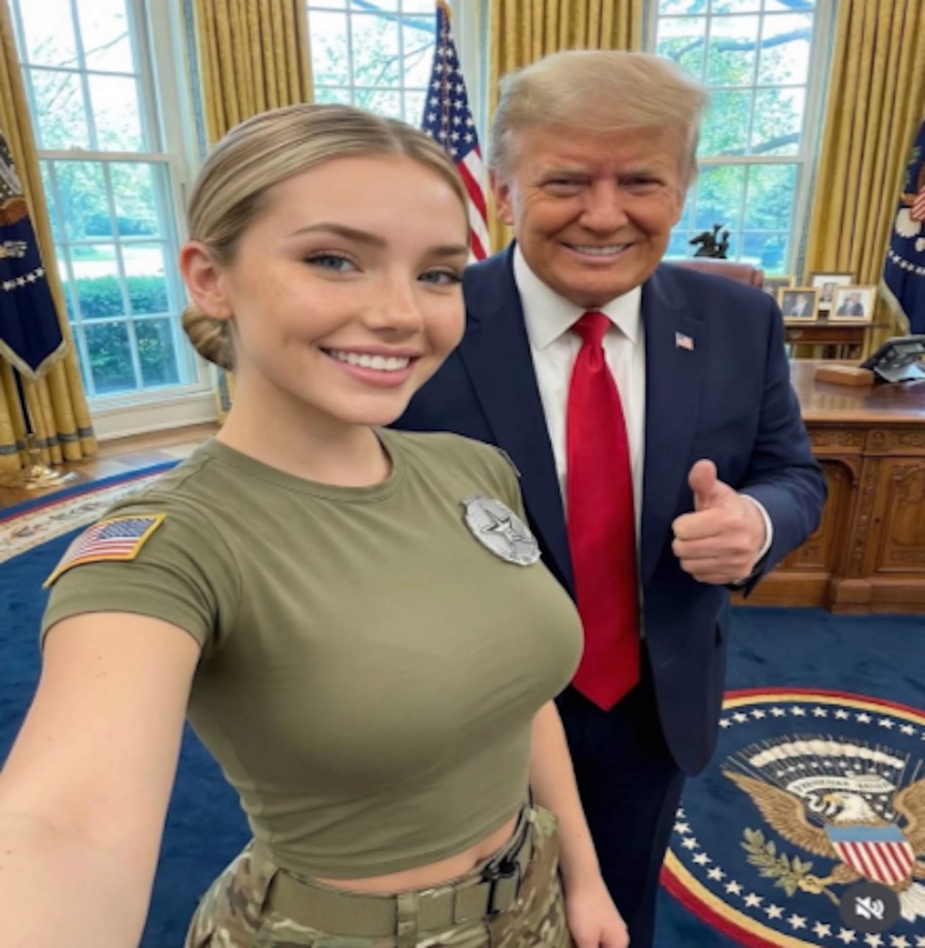 Jessica Foster, la influencer pro-Trump que nunca ha existido: una IA engaña a miles de seguidores