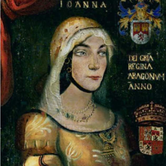 Representació de Joana Enriquez, mare de Ferran el Catòlic. Font MNAC.Barcelona (1)