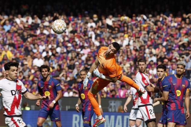 Joan Garcia Barça Rayo / Foto: EFE