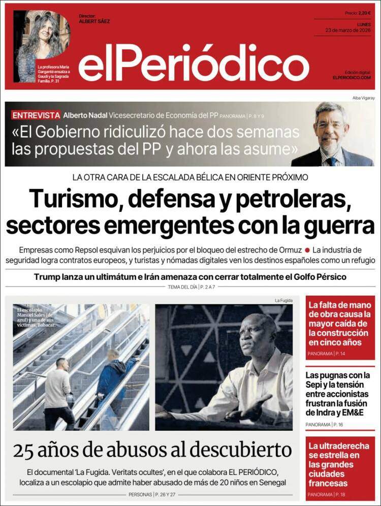'El Periódico' 23 de març de 2026 