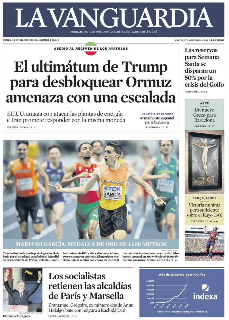 'La Vanguardia' 23 de març de 2026 
