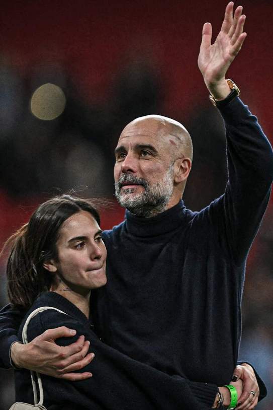 Pep Guardiola i Maria Guardiola molt emocionats / Instagram Pep Guardiola i Maria Guardiola molt emocionats / Instagram