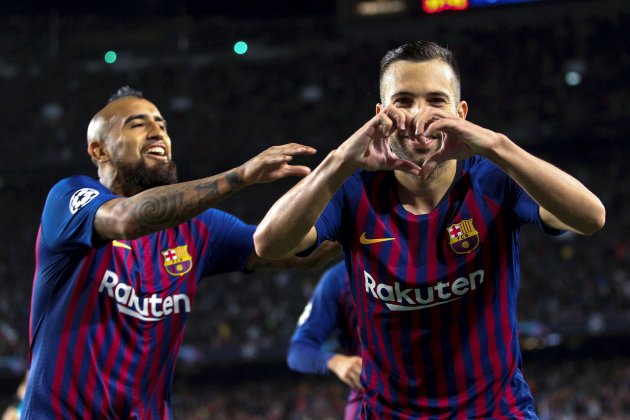 Barça Champions gol Jordi Alba Arturo Vidal Inter   EFE