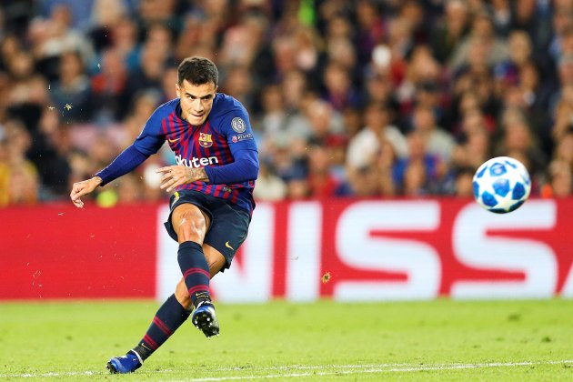Coutinho falta Barça Inter Champions EFE
