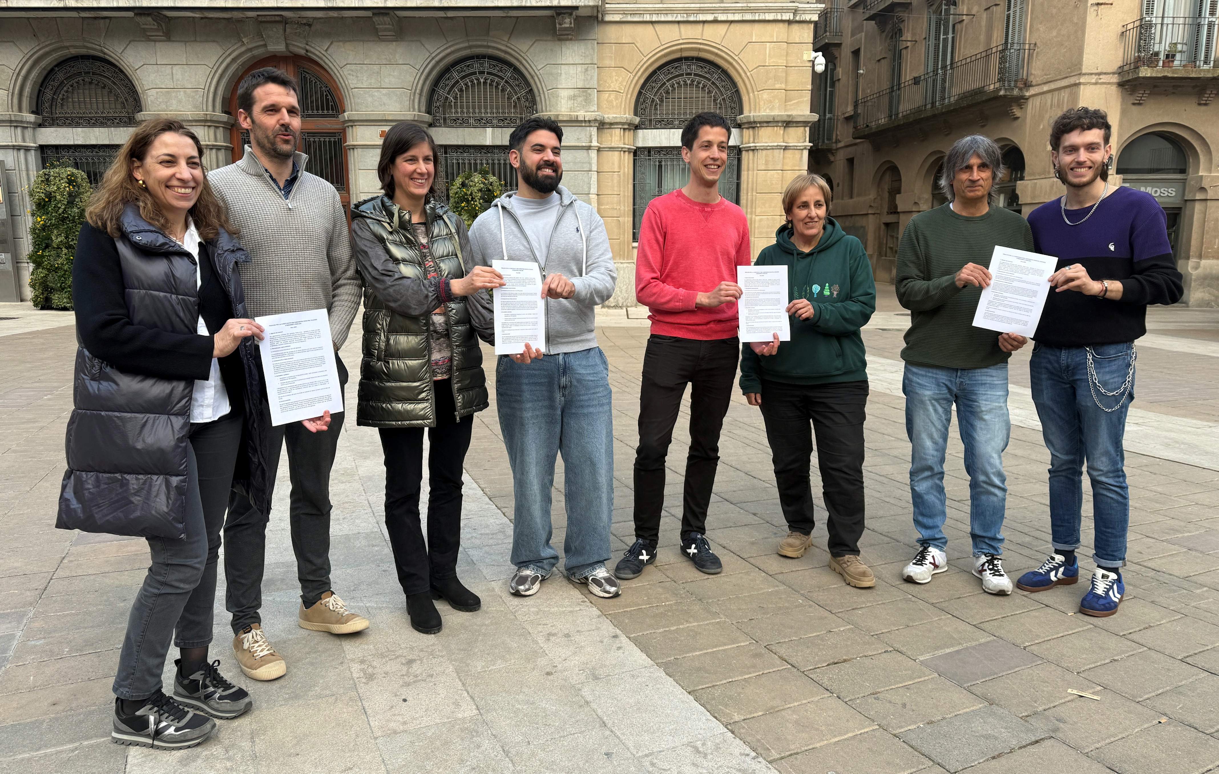 El front d'esquerres de Tardà i Rufián aterra a Igualada: ERC, Comuns i CUP es presentaran junts