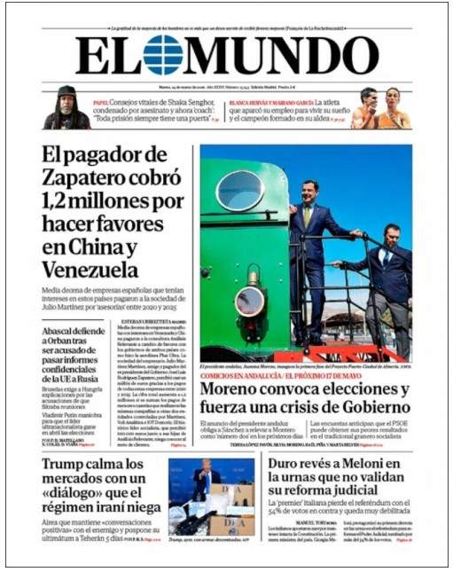 portada el mundo 24 de marzo