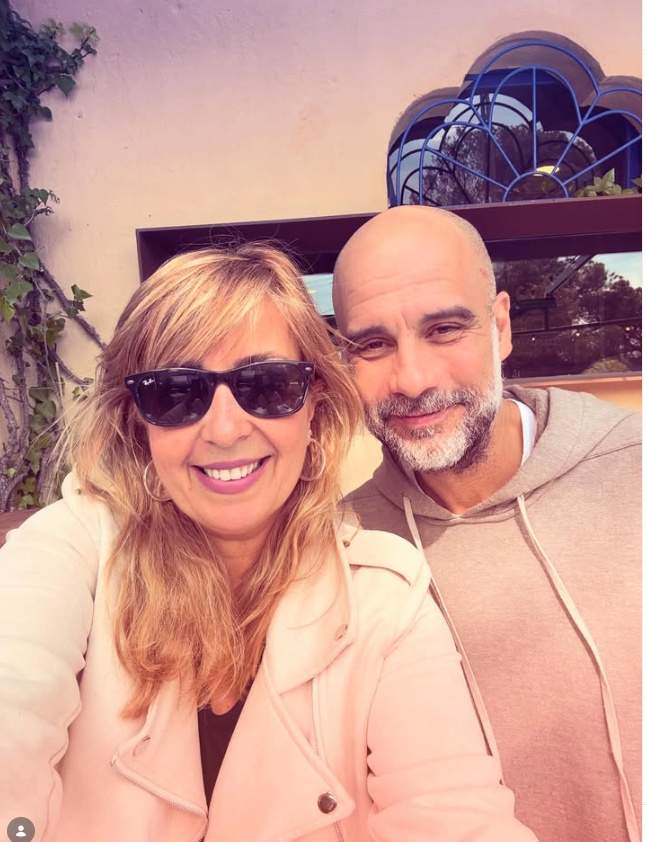 Xantal Llavina i Pep Guardiola, Instagram