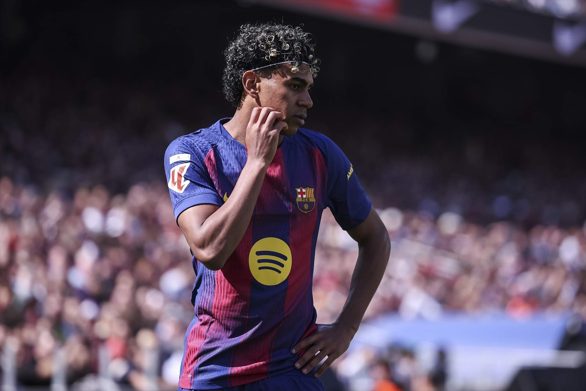 Polèmica amb Lamine Yamal després del seu canvi contra el Rayo: dard a Flick o a Cordero Vega?