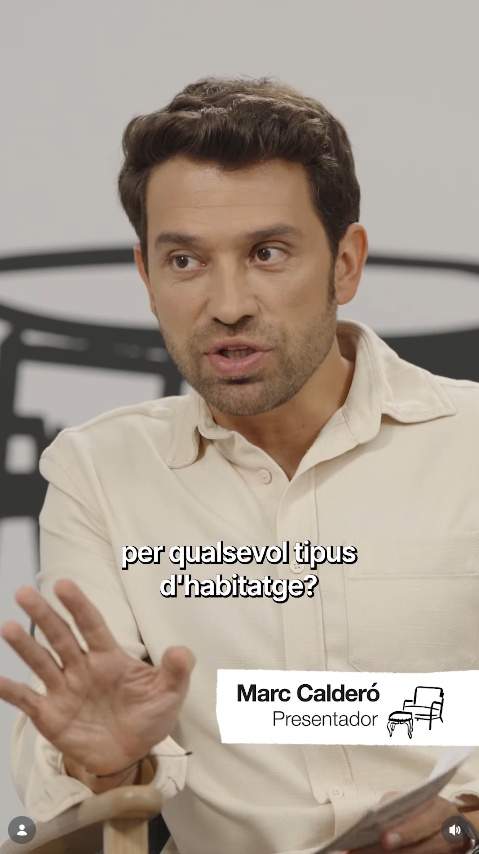 Marc Calderó en la web de la Generalitat