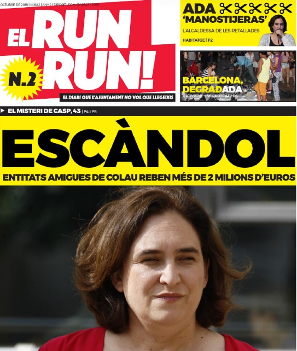 Torna ‘El Run Run’, el diari que Colau no vol que llegeixis