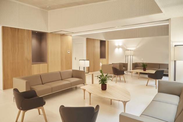 Interior del Tanatorio de Nou Barris Interior del Tanatorio de Nou Barris