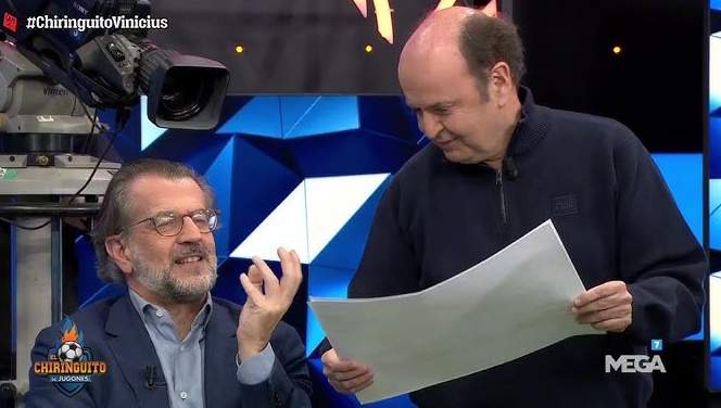 Toni Freixa y Juanma Rodríguez en 'El Chiringuito' MEGA