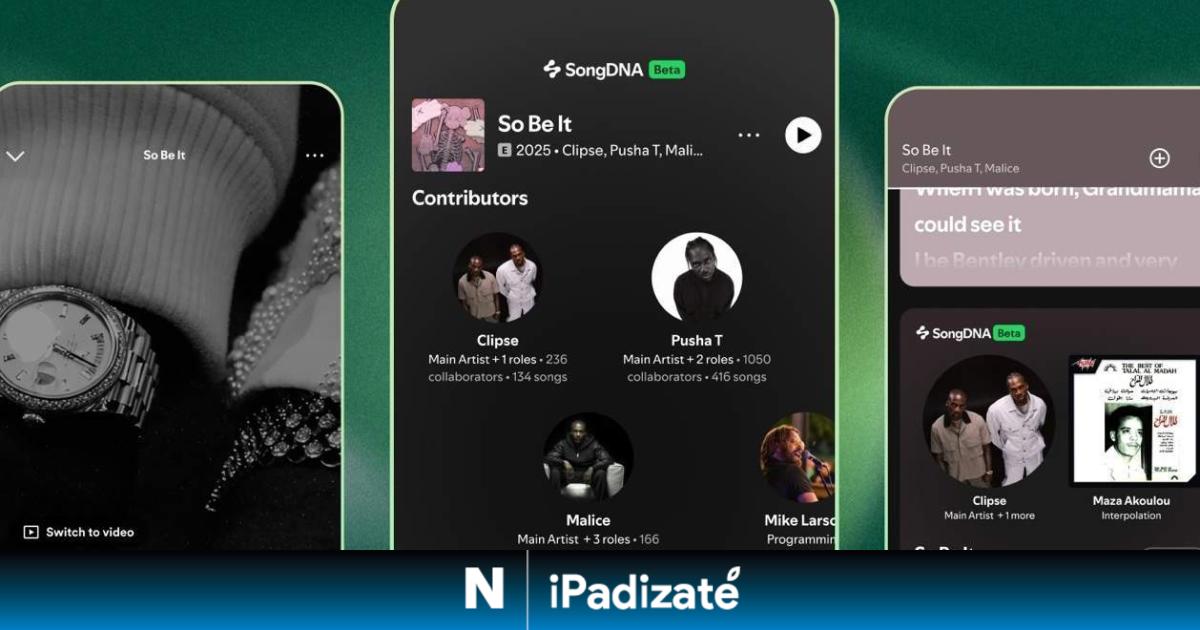 ¿Qué hace la nueva función SongDNA de Spotify?