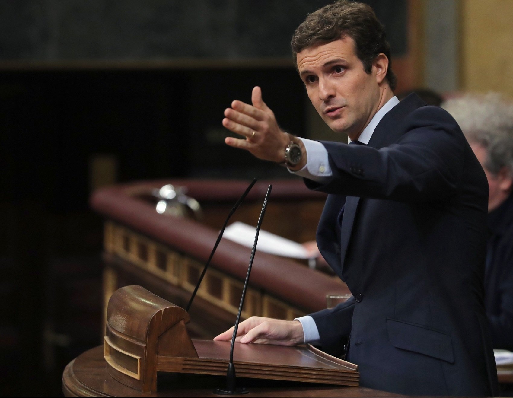 Casado diu que ell només trenca amb els independentistes mai amb el PSOE