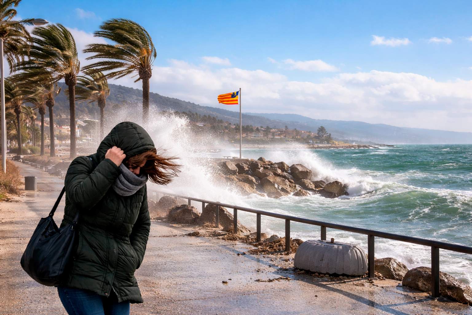 Atenció, comença un temporal de vent i una patacada de temperatures a Catalunya