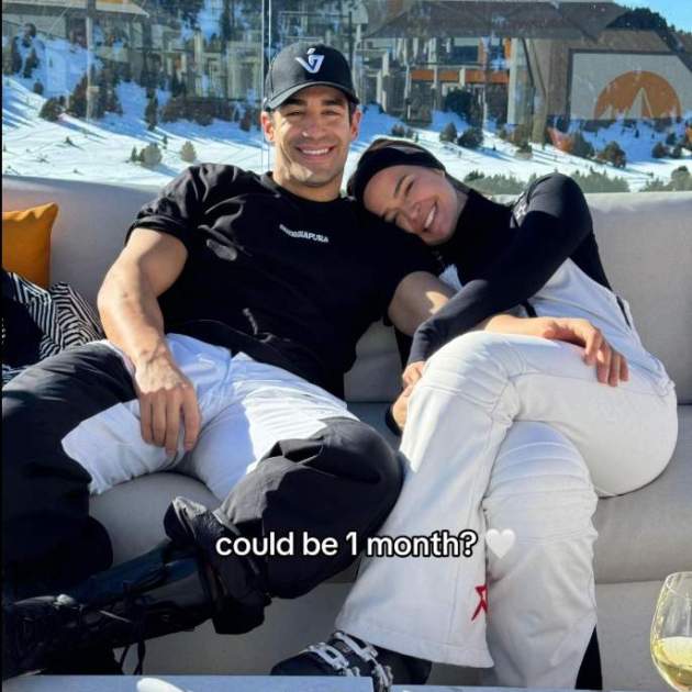 Laura Escanes i Joan Verdú quan nomes portaven un mes / TikTok