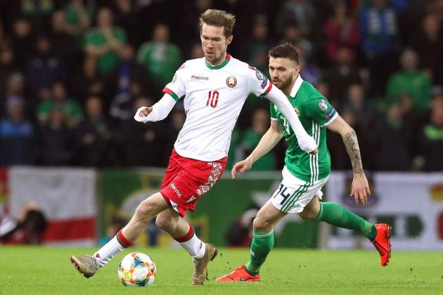 EuropaPress 2018674 24 march 2019 northern ireland belfast belarus alexander hleb and northern EuropaPress 2018674 24 march 2019 northern ireland belfast belarus alexander hleb and northern