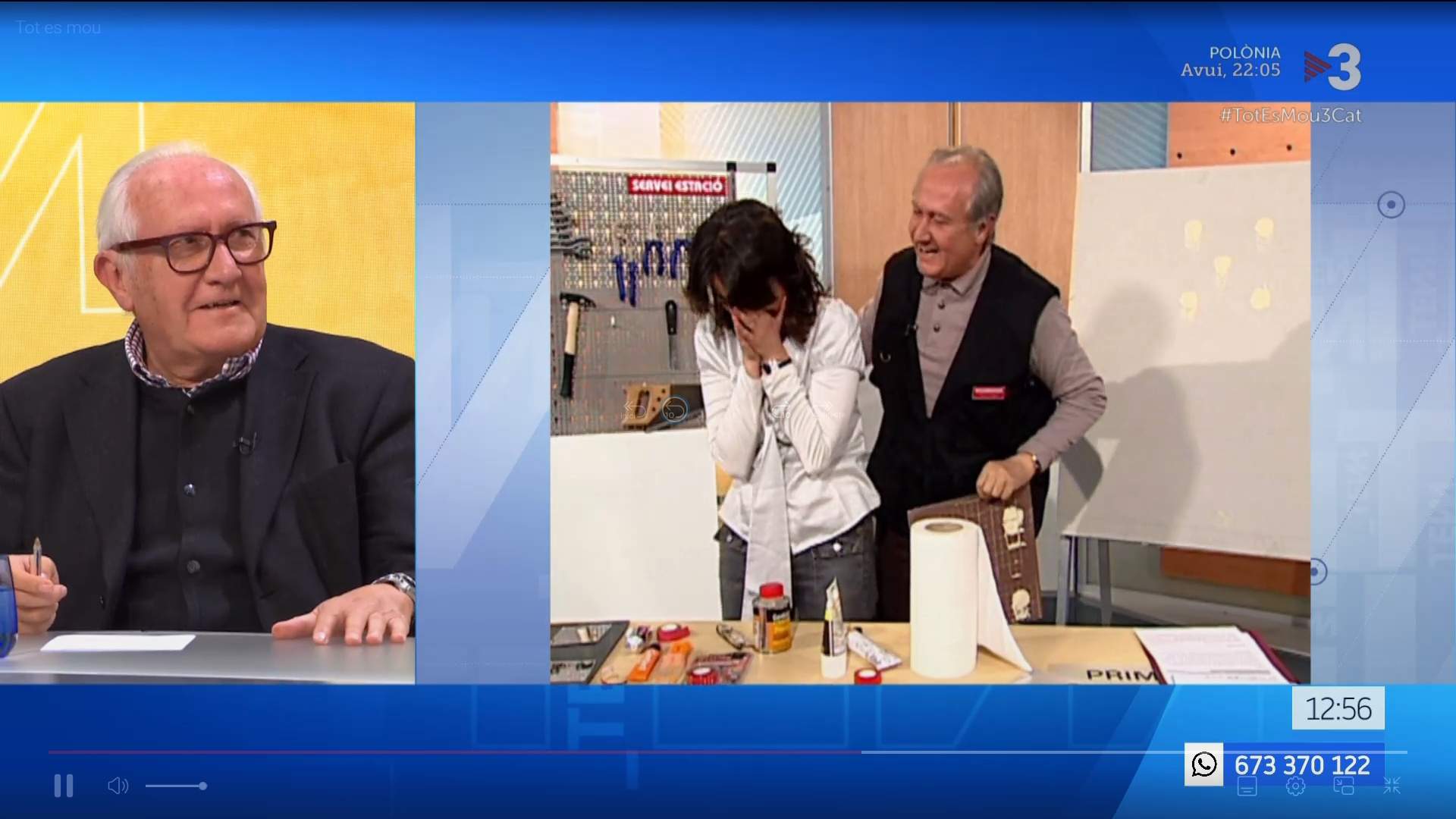 Lídia Heredia muerta de vergüenza por el estruendo, TV3