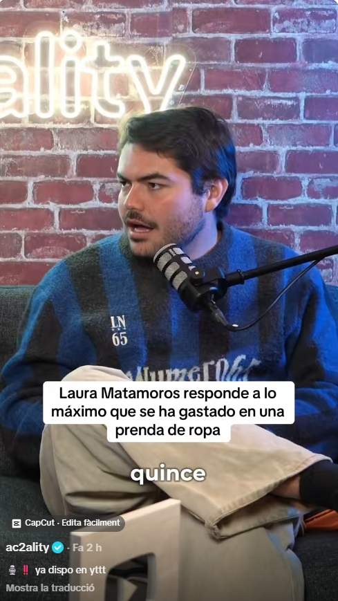 La reacció dels presentadors a la xifra de Laura Matamoros / TikTok