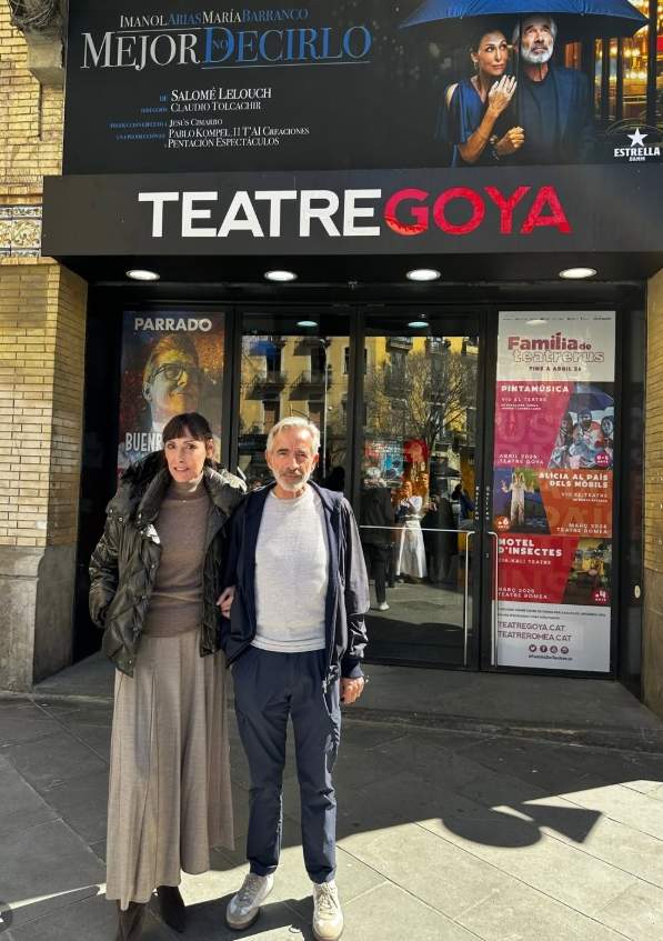 Imanol Arias y María Barranco, 'Mejor no decirlo' en el Teatro Goya   Instagram