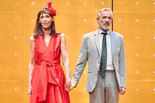 Imanol Arias y María Barranco, 'Mejor no decirlo' en el Teatro Goya / Instagram 