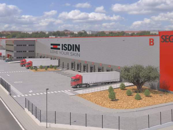 Imatge virtual del projecte logístic d'Isdin, a Martorelles, edificat per Segro. Imatge virtual del projecte logístic d'Isdin, a Martorelles, edificat per Segro.