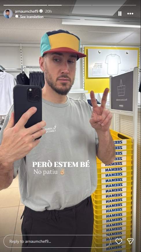 Historias de Arnau París /Instagram