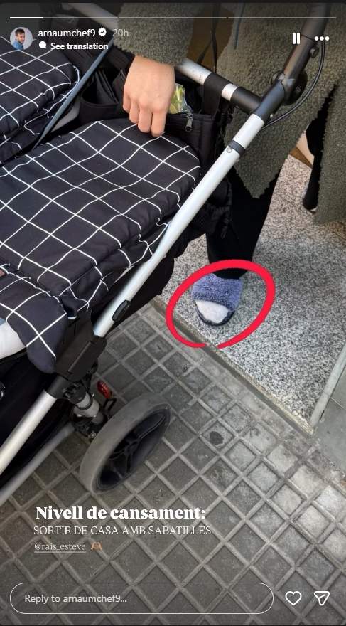 Storie de Arnau París anécdota con Rais Esteve / Instagram