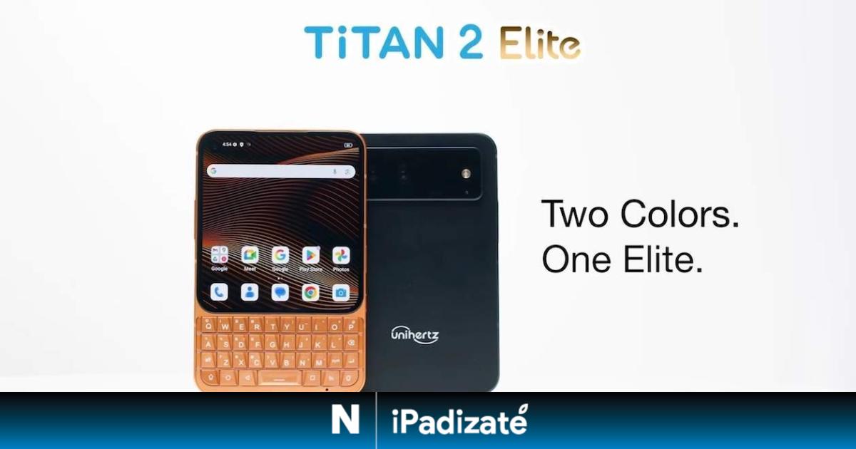 Este smartphone trae de nuevo el estilo BlackBerry, con teclado físico y pantalla cuadrada