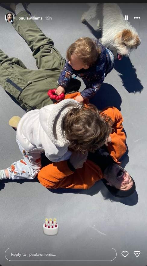 La felicitación de Paula Willems al actor / Instagram