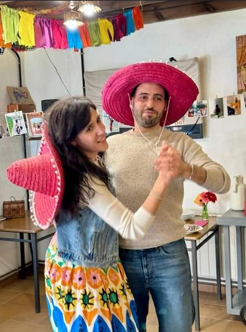 La Maria Fernández i el Toni, el seu marit, l'any 2024 / Instagram