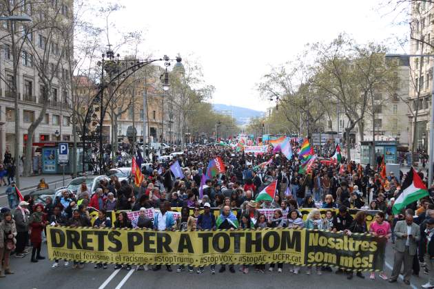 Manifestación No Kings en Barcelona / ACN