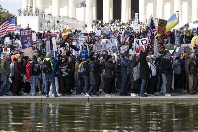 Manifestación No Kings en Washington / EFE