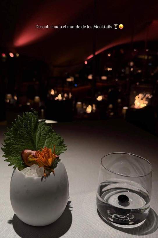 Ona Sellarès cenando en Leña de Marbella / Instagram