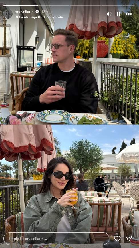 La cita de Ter Stegen y Ona Sellarès / Instagram