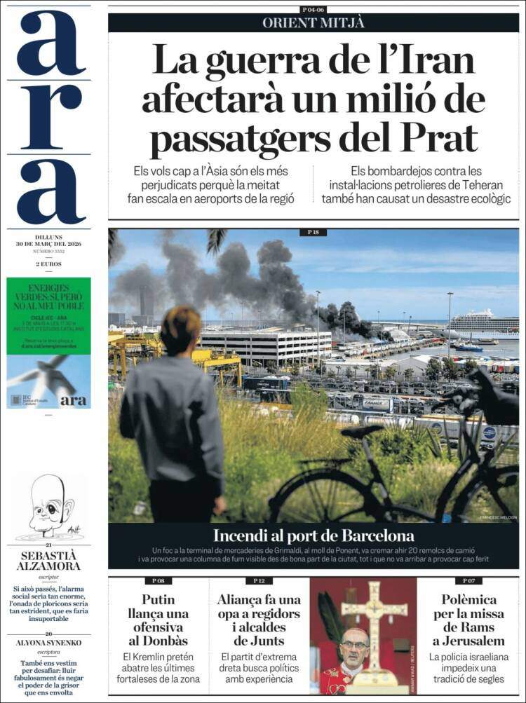 'Ara', 30 d'abril de 2026