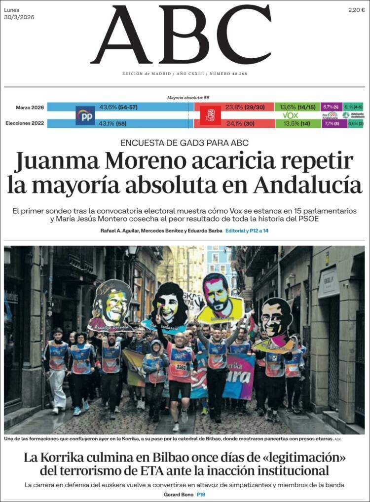 'ABC', 30 d'abril de 2026