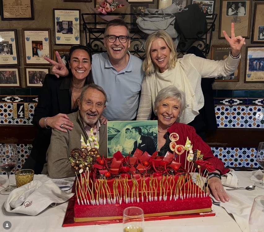 Els Mascó, pares i fills, 60 anys de casats, Instagram