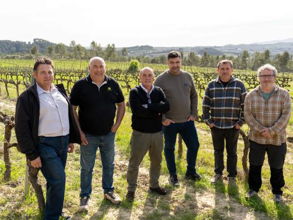 Membres de la candidatura d'Associació de Viticultors del Penedès que es presenten per a les eleccions de la DO Cava del 2026