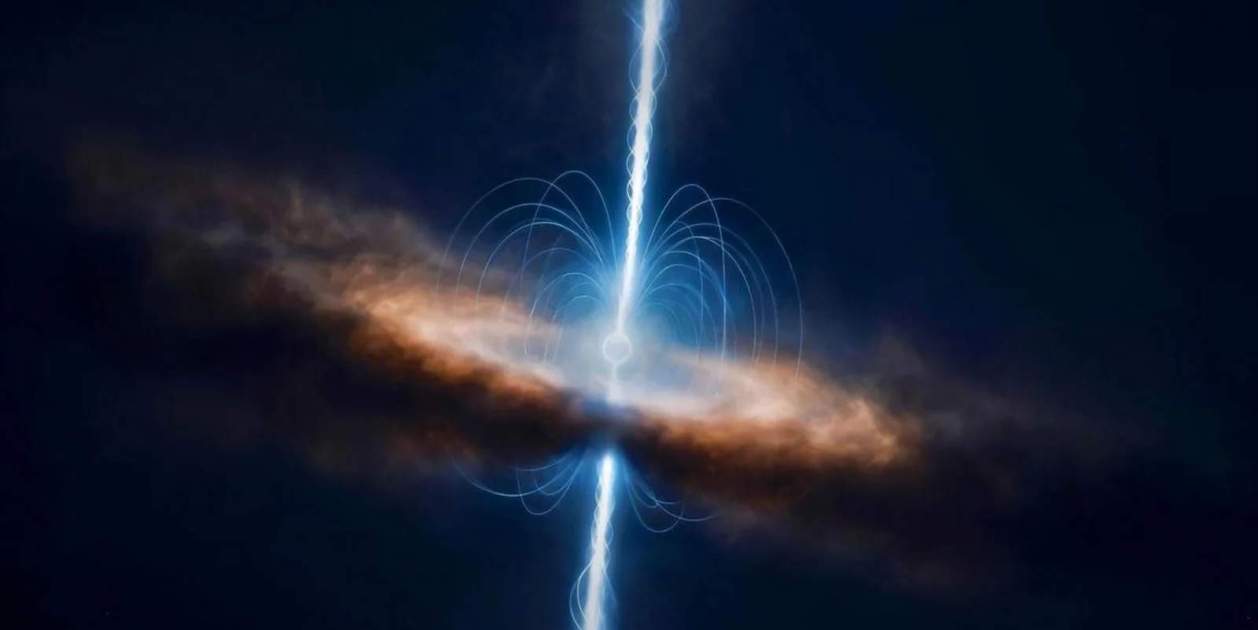 Recreacion de un magnetar en | Imagen: Joseph Farah y Curtis McCully