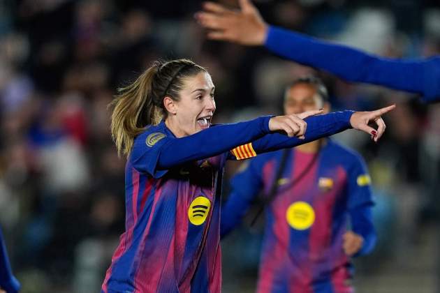 Alexia Putellas celebra un gol amb el Barça femení / Foto: Europa Press