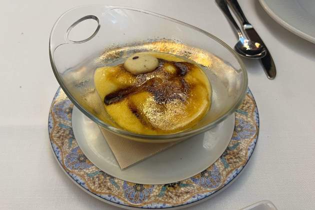 Crema catalana del restaurante El Passadís d'en Pep. / Foto: Rosa Molinero Trias