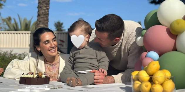 Fotos de la celebració del primer aniversari del fill d'Iñaki Peña / Instagram