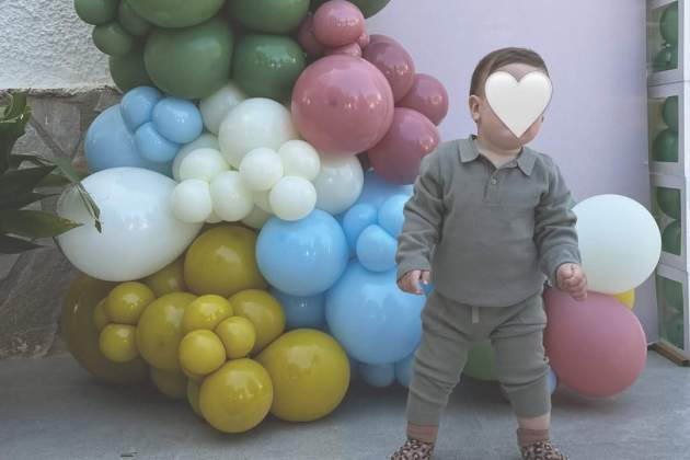 Fotos de la celebració del primer aniversari del fill d'Iñaki Peña / Instagram
