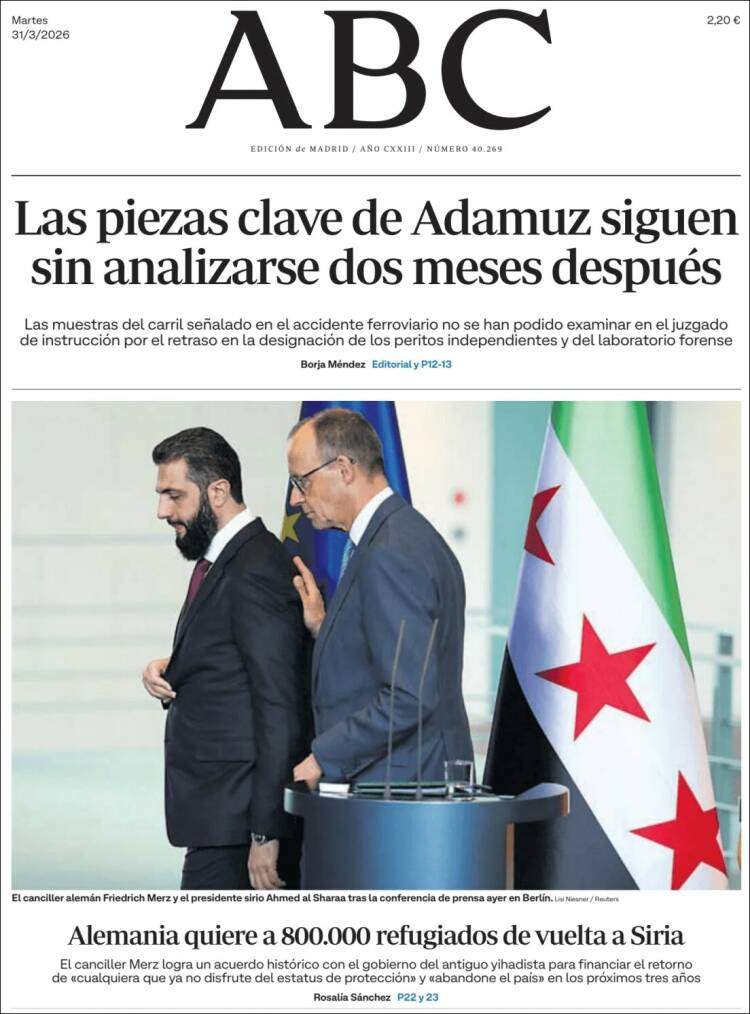 'ABC', 31 de març de 2026 'ABC', 31 de març de 2026