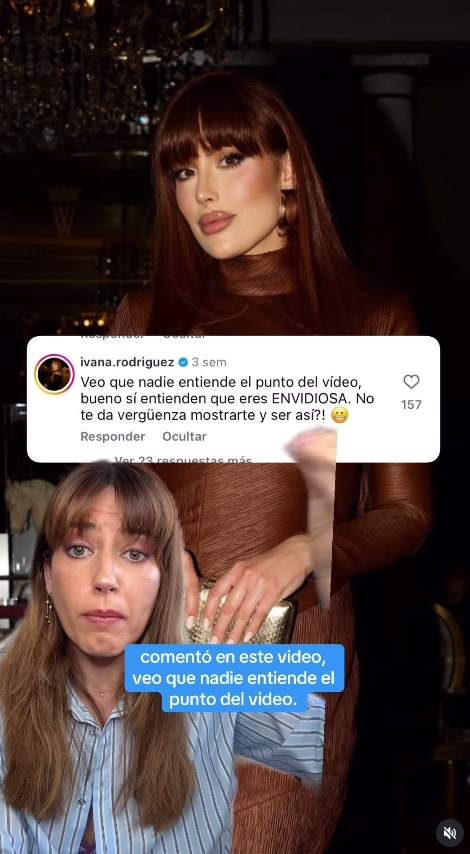 El comentari d'Ivana Rodríguez en el vídeo de Núria Marín / Instagram El comentari d'Ivana Rodríguez en el vídeo de Núria Marín / Instagram