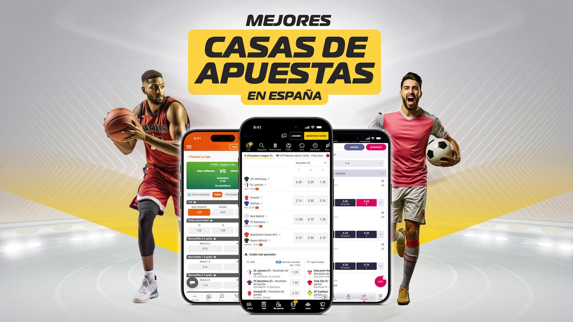 Mejores casas de apuestas en España 2026