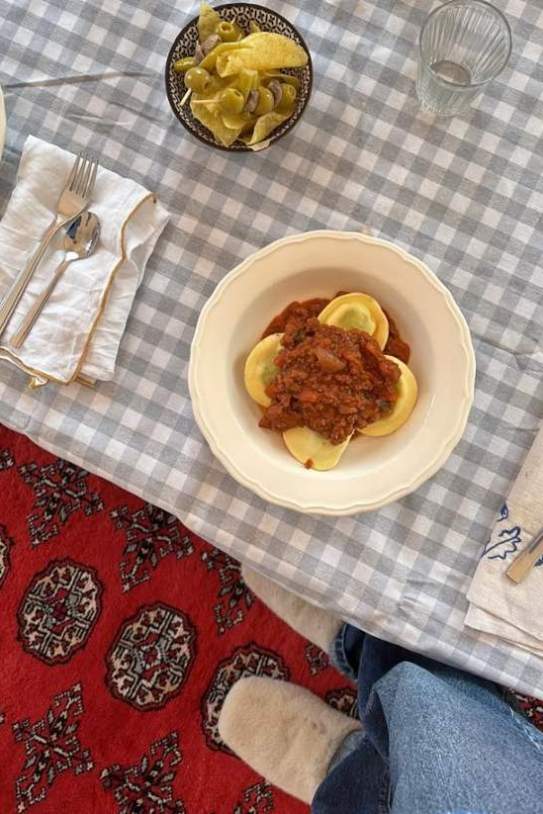 La pasta bolonyesa, el plat preferit d'Anna Castillo / Instagram